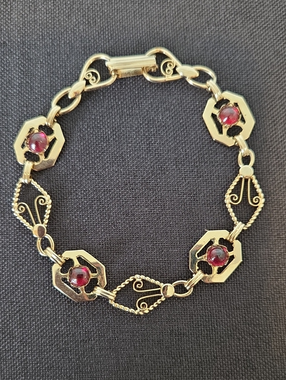 Vintage Dixelle gold-filled bracelet